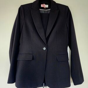 Calvin Klein Black Suit Jacket (size 4) + Suit Pants (size 6)